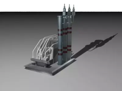 Oil Refinerie 3D model