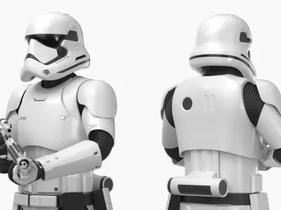  Star Wars Stormtrooper with Blaster Stand Pose 