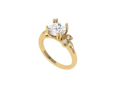 Wedding Ring  3D print model 428