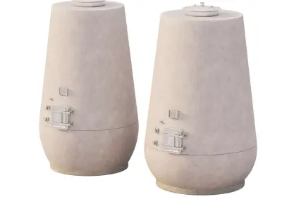 Wine Tanks in two sizes  3D model