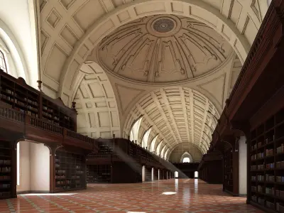 Old Library I 3D model