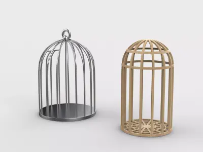 Bird cage 3D model
