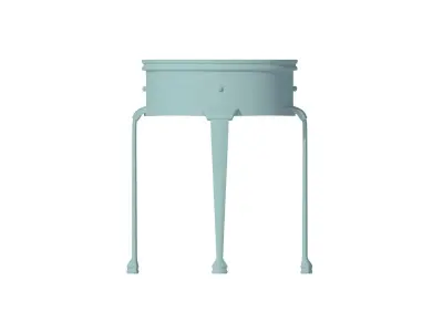Vintage Tables Set 3D model