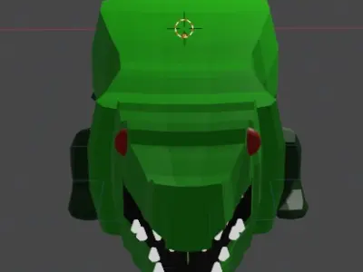 Crocodile Low-poly 3D model buy