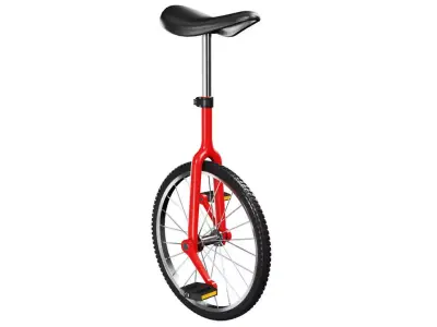 Unicycle 3D model get
