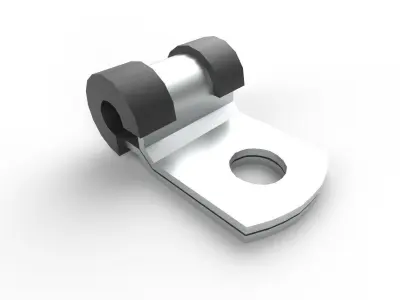 Cable Clamp M2 Low-poly 3D model