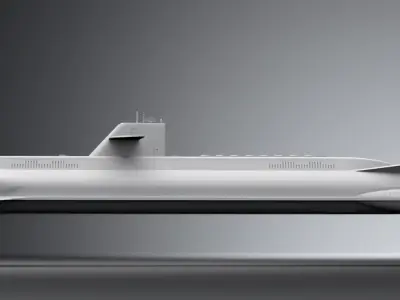 USOS Seaview Submarine Scale model 3D print model