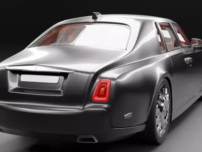 Rolls Royce phantom 3D model purchase