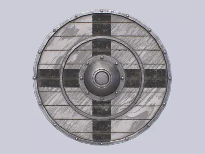 Viking shield collection 3D Model Pack