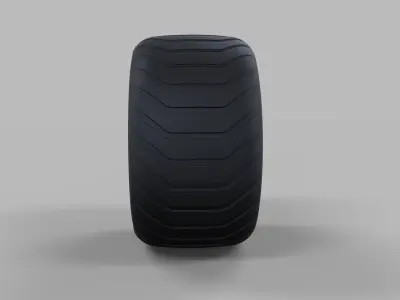 Wheel from Stator electric scooter 3D model