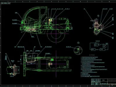 50T CAR CRANE 3D model