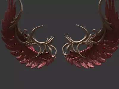 Templar Scorpion wall design 3D model