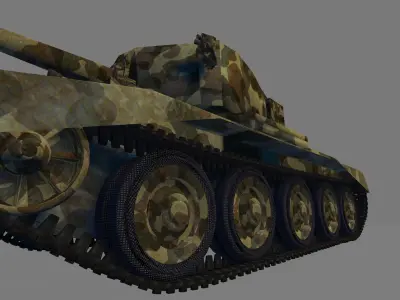 The Charioteer FV4101 Tank 3D model