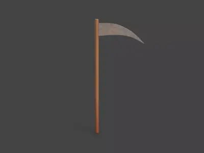 Prop105 Sickle Free low-poly 3D model