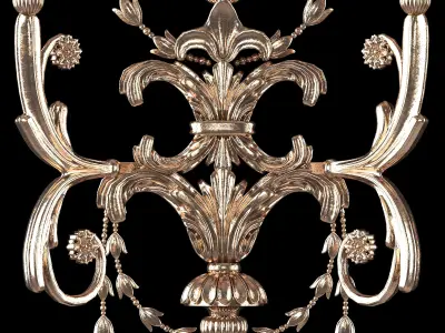 roberto giovannini wall light art 1042 3D model