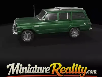 1-87 1980 jeep wagoneer Print Ready STL 3D print model