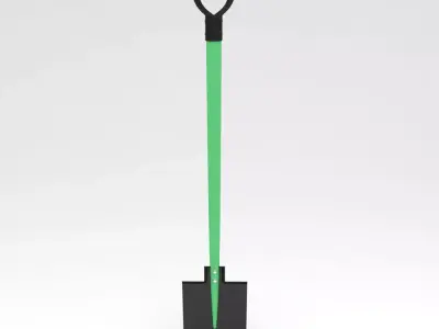Garden spade 3d model   3D model