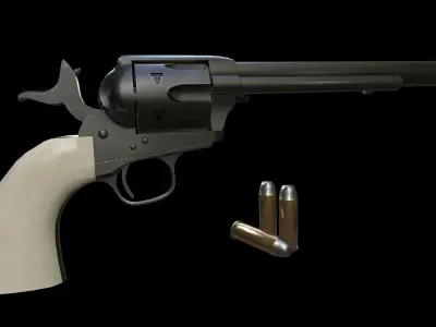 Colt peacemaker Free low-poly 3D model