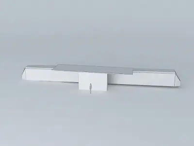 Tranvimur metro train at station Free 3D model