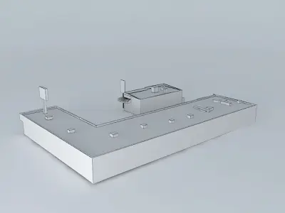 Mini Mall Free 3D model