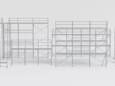-Scaffoldings Set- 3D model