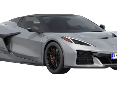 Chevrolet Corvette ZR1X Convertible 2026 3D model