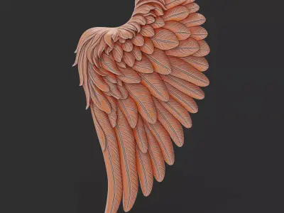 Angel Wing Keepsake DIY Cherub Wings 3D print model