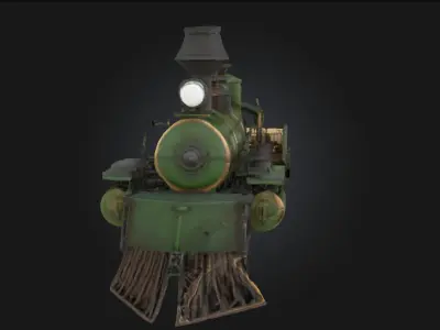Steam Locomotive Model  Timeless Power of the Iron Horse 3D model