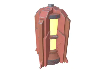Generator 04 Low-poly 3D model