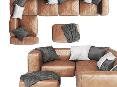 comfortable sofa 3D model