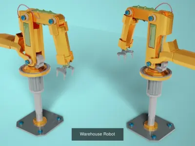 Warehouse assets collection 02 3D Model Pack