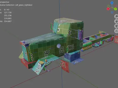 Pacific P9 6x4 3D model