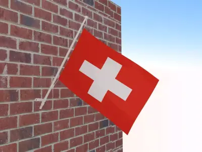Flag of Switzerland 3D model