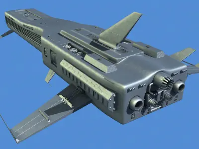 Spaceship 33 3D model