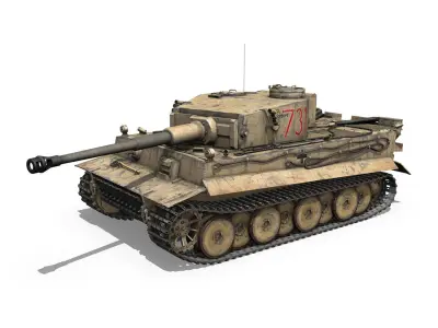 Panzer VI - Tiger - 731 - Early Production 3D model