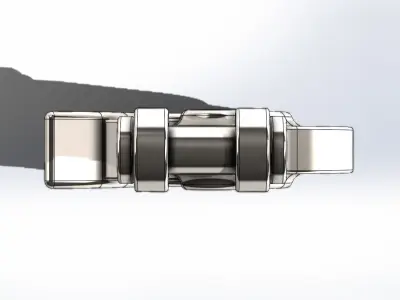 Gancho com Pino Hook with Pin 3D model