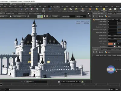 Castle Generator 01 3D model