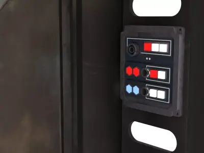 Droid Depot door 1-12 scale Blackseries 3D print model