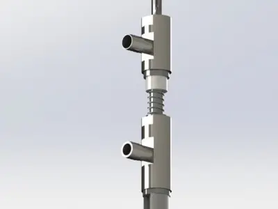 liquid filling nozzle 3D model