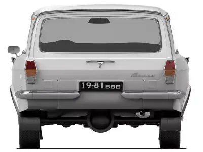 GAZ-24-02 Volga 1972 3D model