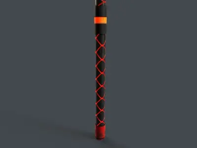 Sci-Fi Axe V4 - 03 Low-poly 3D model