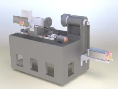 2 Axis CNC machine Free 3D model
