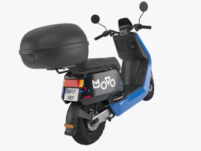 Niu Movo Rideshare Low-poly 3D model