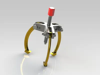 Bearing Puller Free 3D model