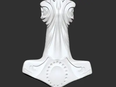 Viking Pendant Design Two 3D Printable 3D print model