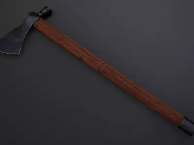 Tomahawk axe Low-poly 3D model purchase