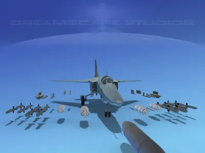 Mig-27 Flogger V14 India 3D model