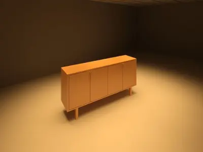 Low Poly Home Furnishings Pack Free low-poly 3D model