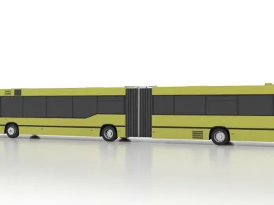 Mercedes-Benz O405GN2 Low Low-poly 3D model