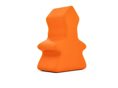 Stylized Abbot Meeple  Board Game Asset  03 3D print model